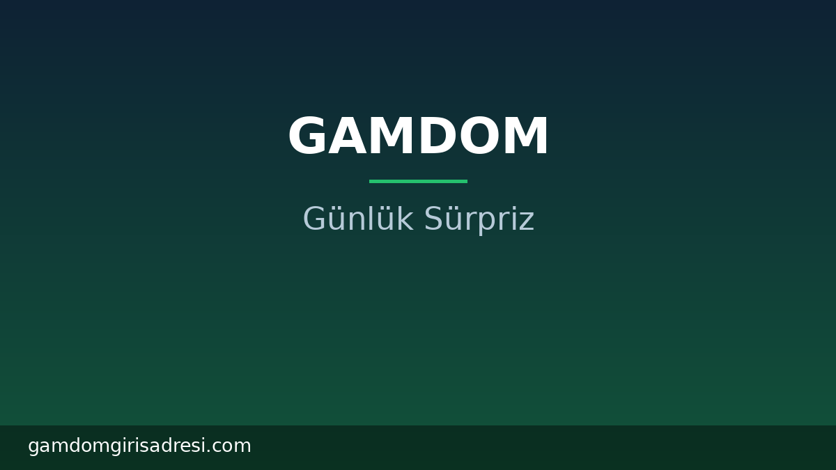 gamdom günlük sürpriz bonus
